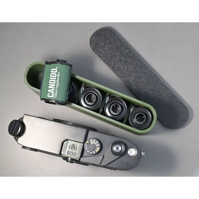 35mm Film Roll Holder - Dark Green