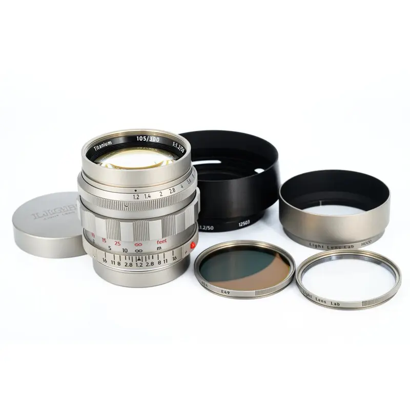 Light Lens Lab 50mm f1.2 "1966" - Titanium Grey Paint