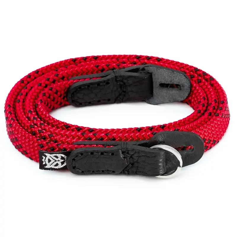 Owlkrown Flat Classic Rope Strap - Red 45"