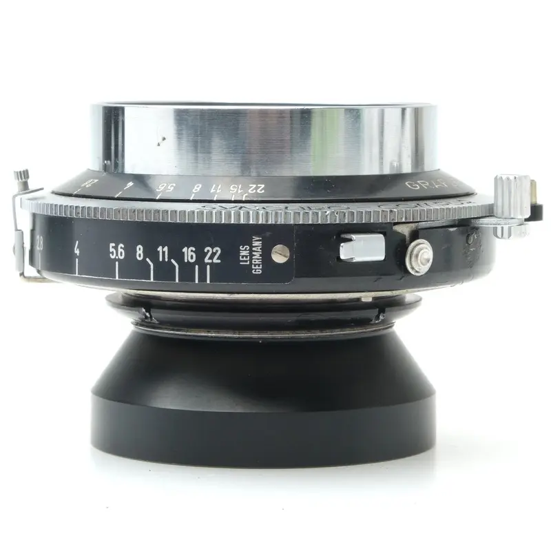 Zeiss 80mm f2.8 Planar, Synchro Compur, cleaning marks 4119698
