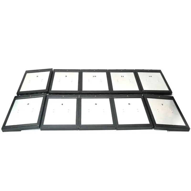 Agfa 5x7 Glass Plate Holders x10, Case (9)