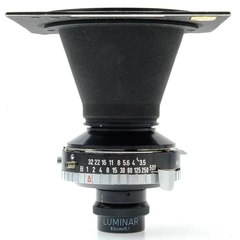 Linhof 63mm f4.5 Luminar, Synchro Compur,Board 4879670