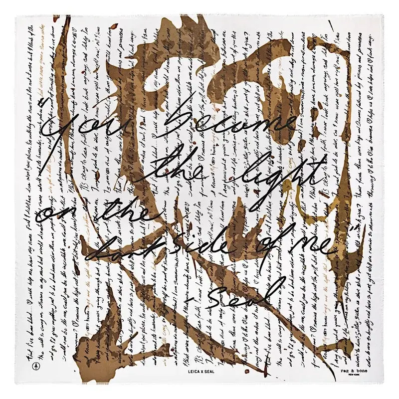 Seal "Dawn" Rag & Bone Scarf - White