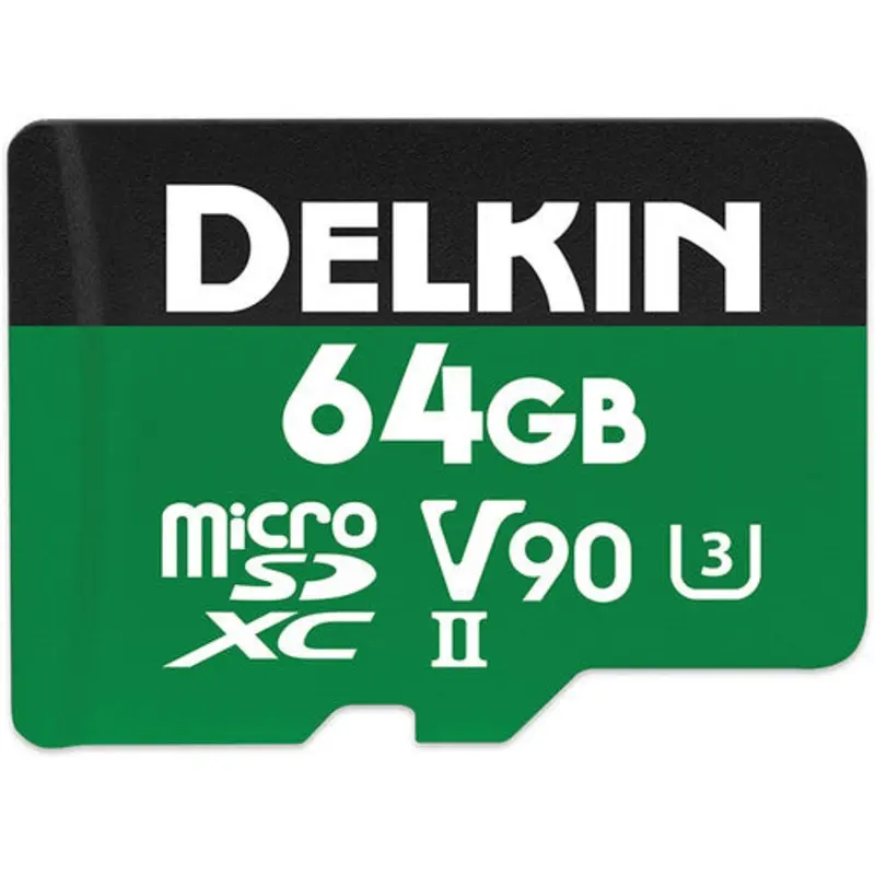 Delkin 64GB Micro SD UHS-II