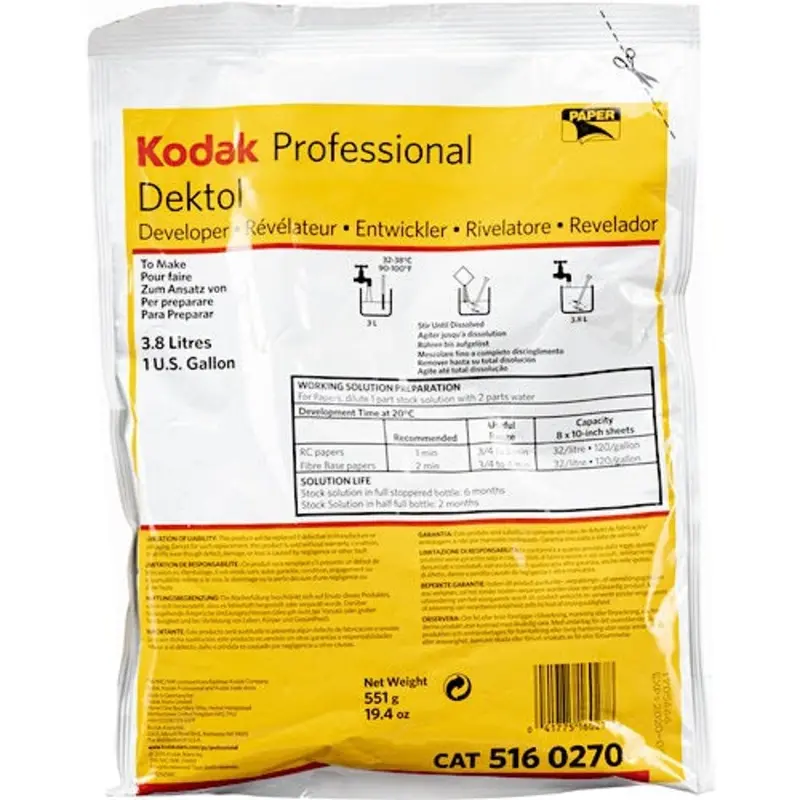 Kodak Dektol 1-gallon Packet
