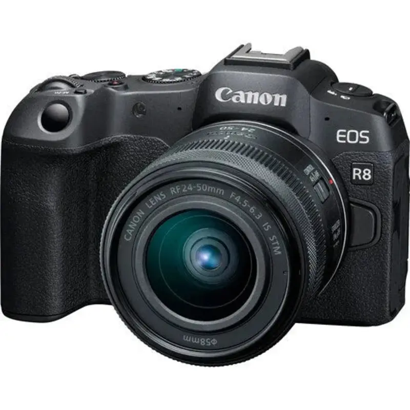 Canon EOS R8 Mirrorless Camera with RF 24-50mm F4.5-6.3 IS STM Lens