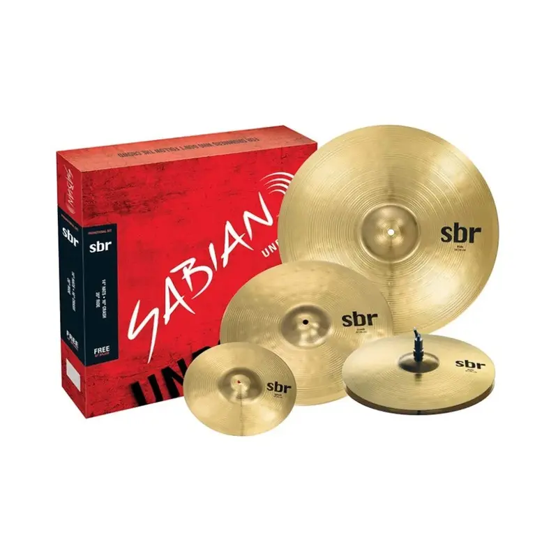 Sabian SBR Promotional Cymbal Set with 10" Splash FREE