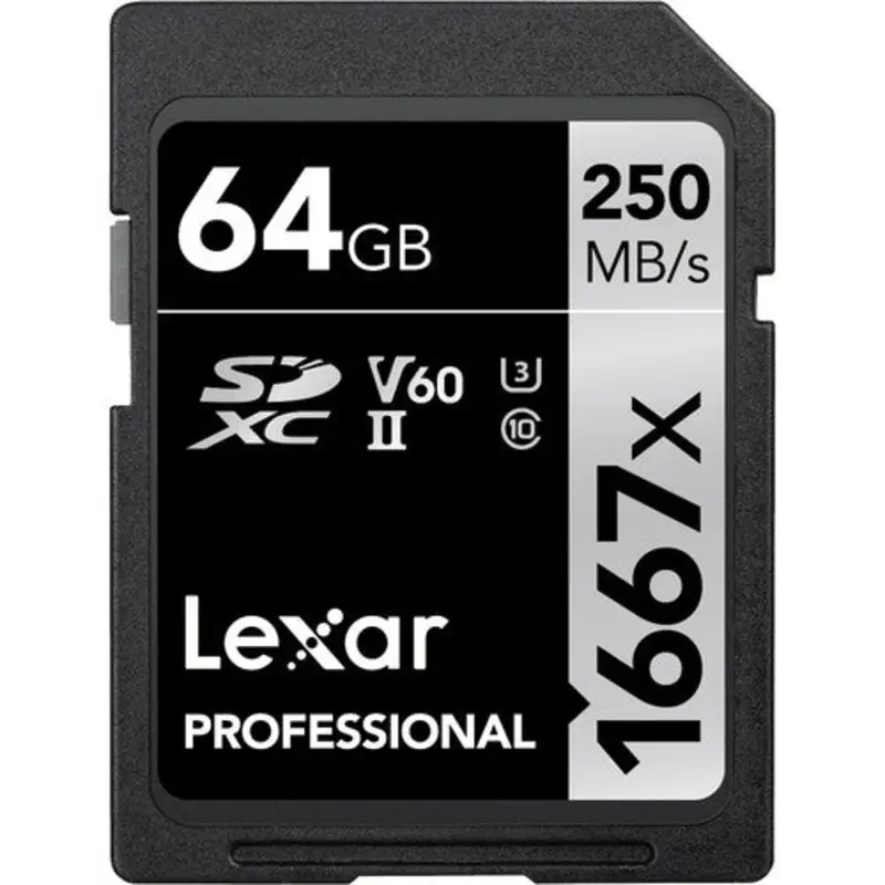 Lexar Professional 1667x UHS-II SDXC Memory Card