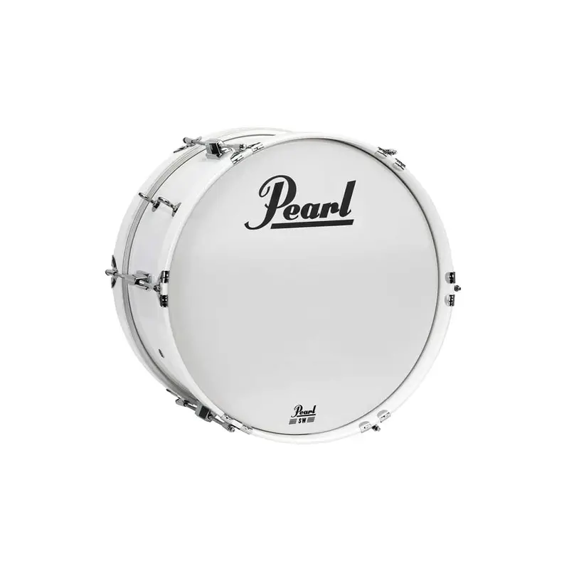 Pearl 14" x 8" Junior Series Bass Drum with MCH-20B Carrier Pure White Finish