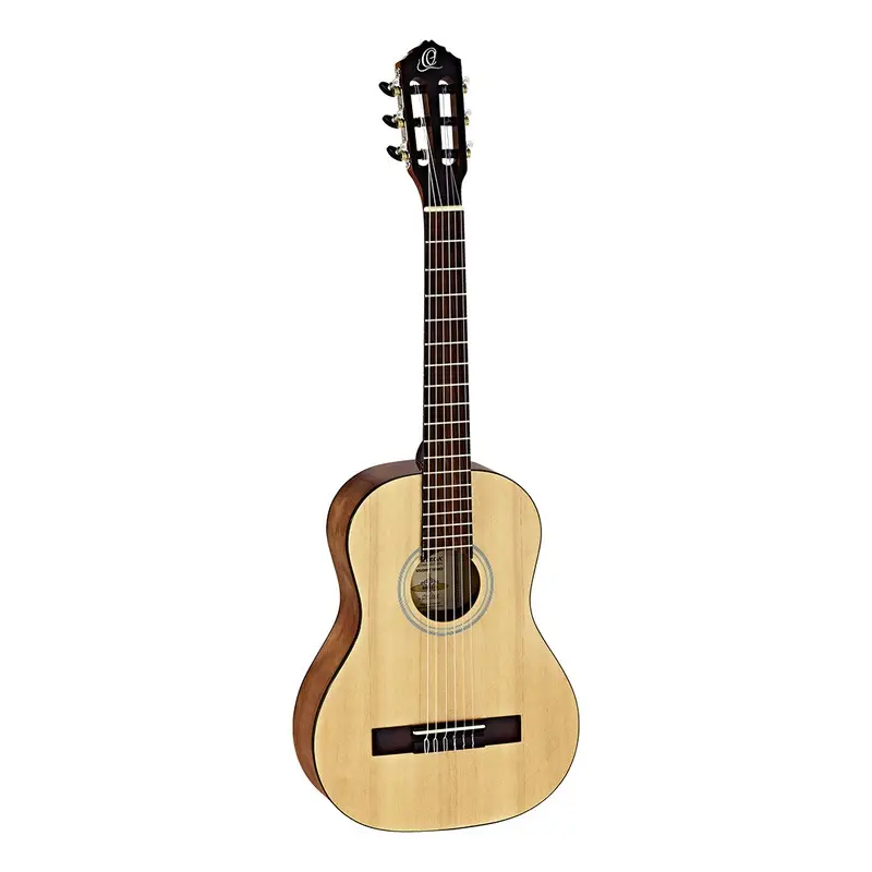 Ortega 1/2 Student Classic Guitar Spruce Top Gloss Natural Finish