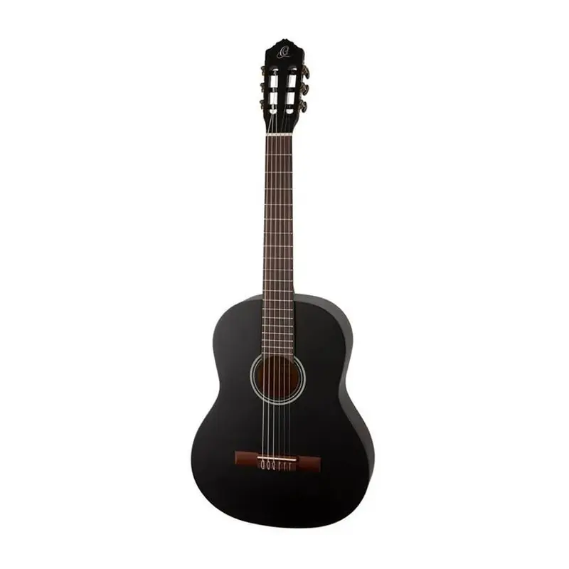 Ortega 4/4 Student Classic Guitar Spruce Top Gloss Black Finish