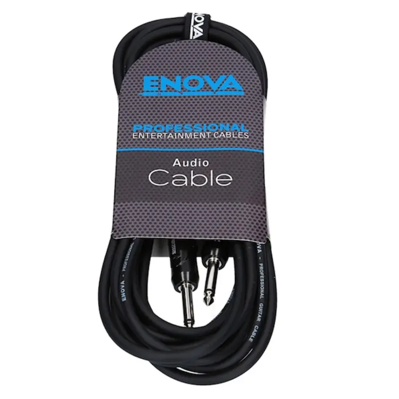 Enova 1/4" Plug 2-Pole Jack - Jack Instrument Cable