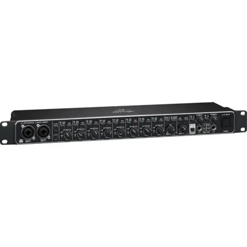 Behringer UMC1820 18x20 USB Audio/MIDI Interface with Midas Mic Preamplifiers