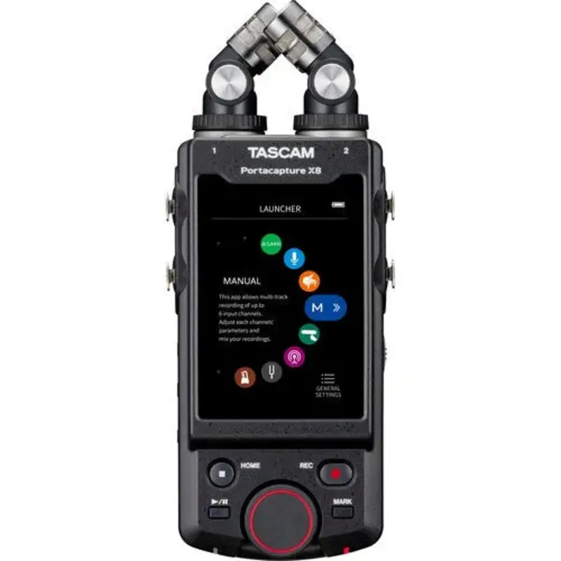 TASCAM Portacapture X8 32-Bit Float 8-Channel Multitrack Field Recorder