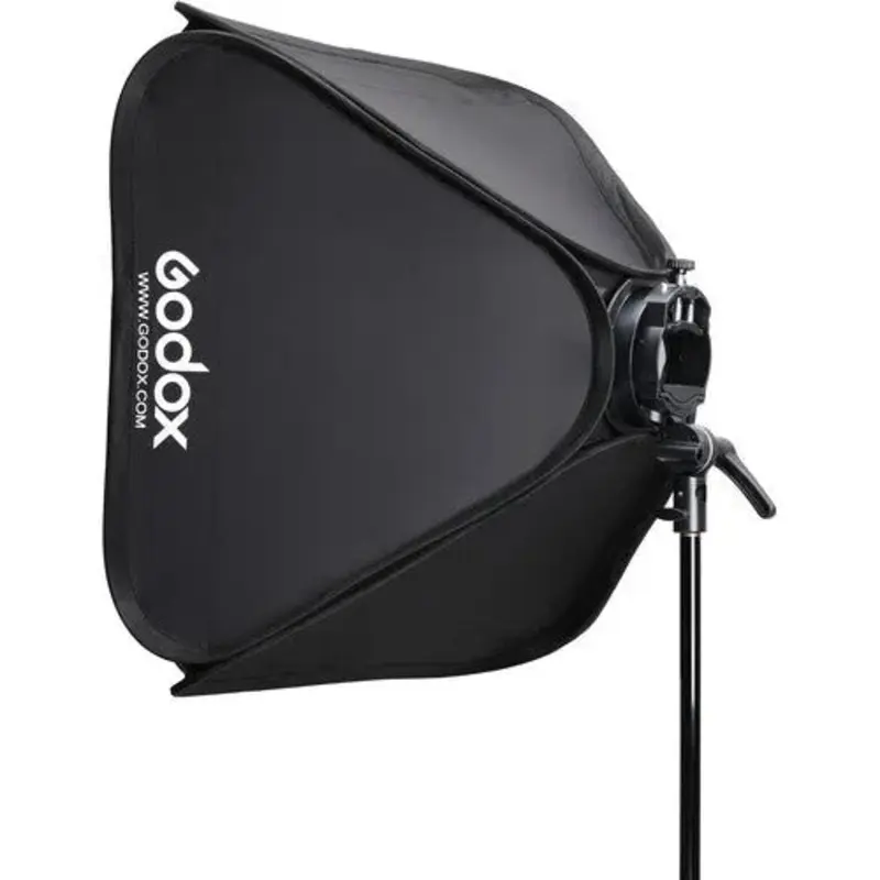 Godox S2 Speedlite Bracket with Softbox & Carrying Bag Kit for V1 (60 x 60 cm)