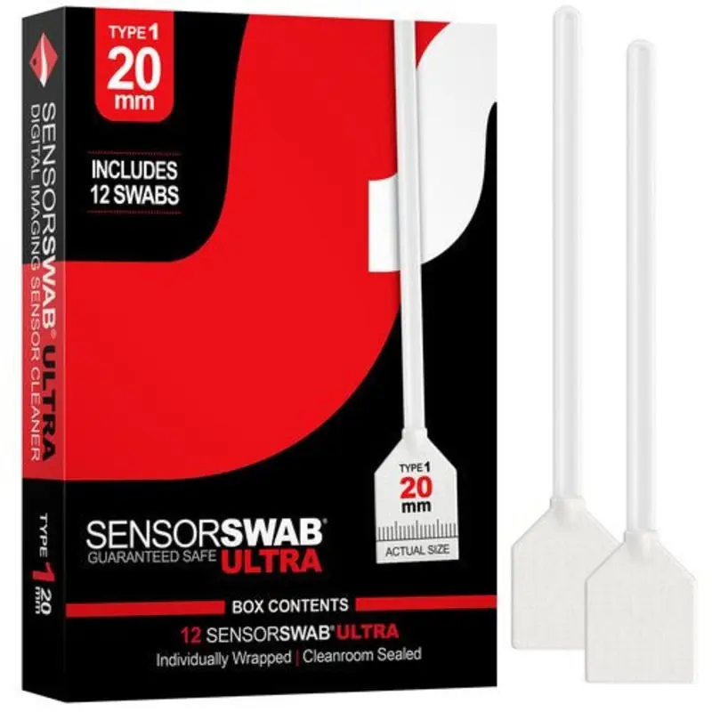 Photographic Solutions Sensor Swab ULTRA 20mm (Type 1) Box of 12