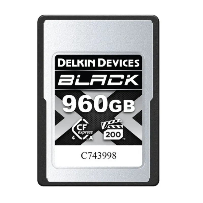 Delkin Devices 960GB BLACK CFexpress Type A VPG200 Memory Card