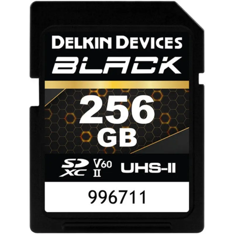 Delkin Devices BLACK UHS-II Rugged SD Card - 256gb