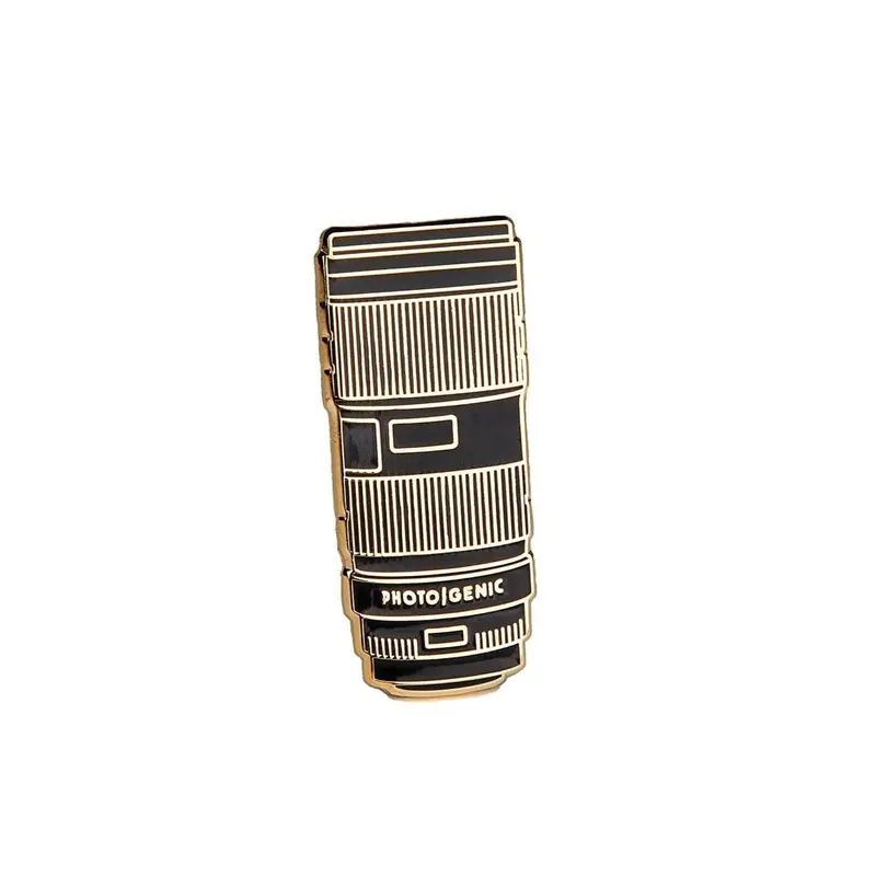 Photogenic Supply Co. Enamel Pin - Telephoto (Gold)