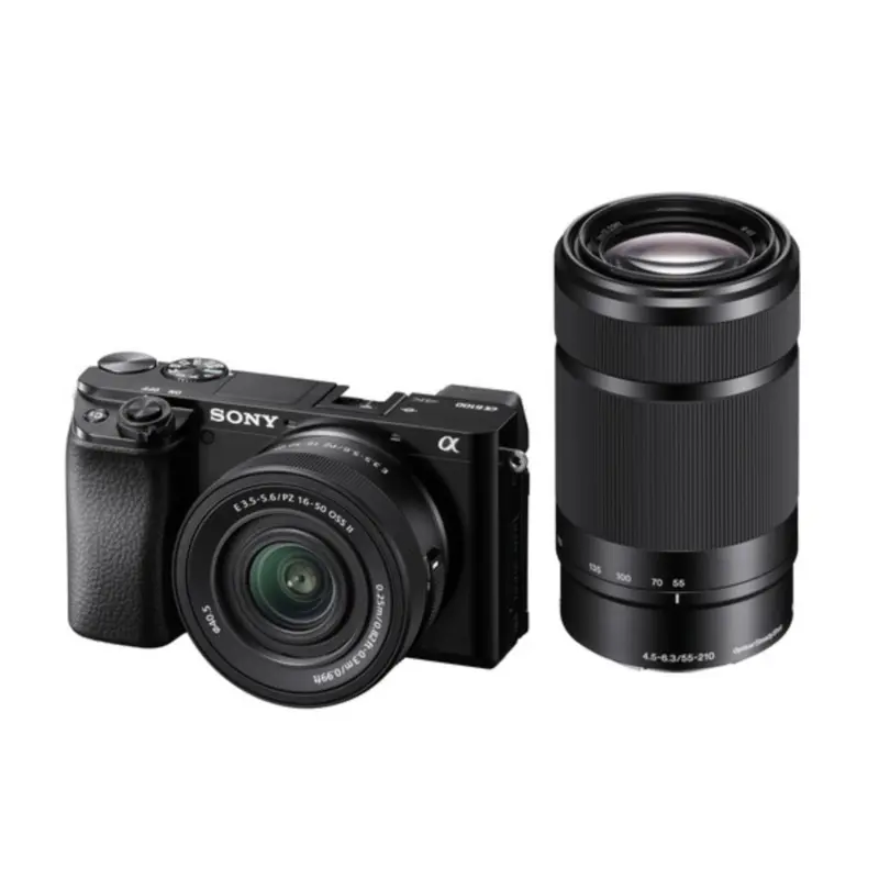 Sony A6100 Mirrorless Camera with 16-50mm II & 55-210mm Lens