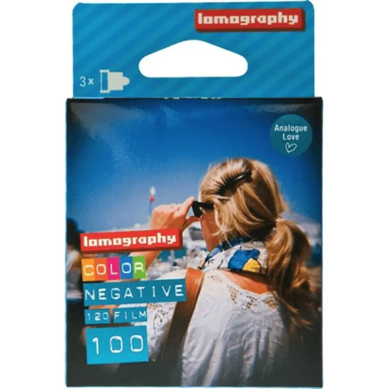Lomography 100 Color Negative Film (120 Roll Film, 3-Pack)