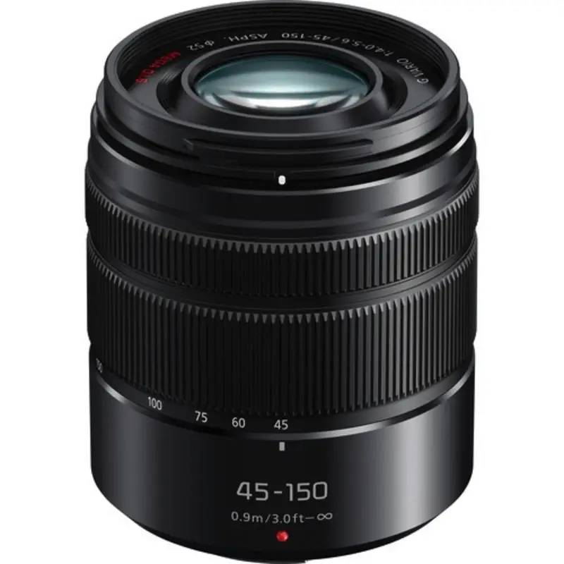Panasonic Lumix G Vario 45-150mm f/4-5.6 ASPH MEGA OIS Lens (Black)