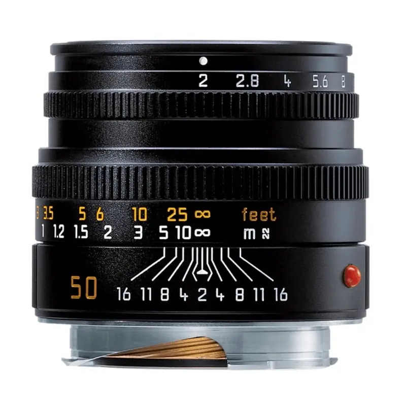 Leica Summicron-M Normal 50mm f/2 Manual Focus Lens (Black)