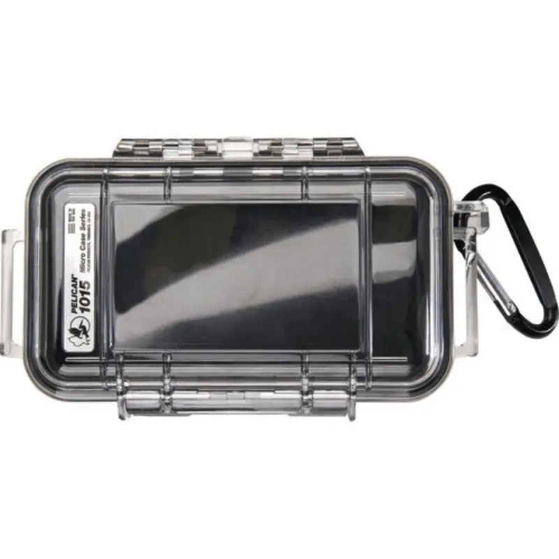 Pelican 1015 Micro Case (Clear/Black)