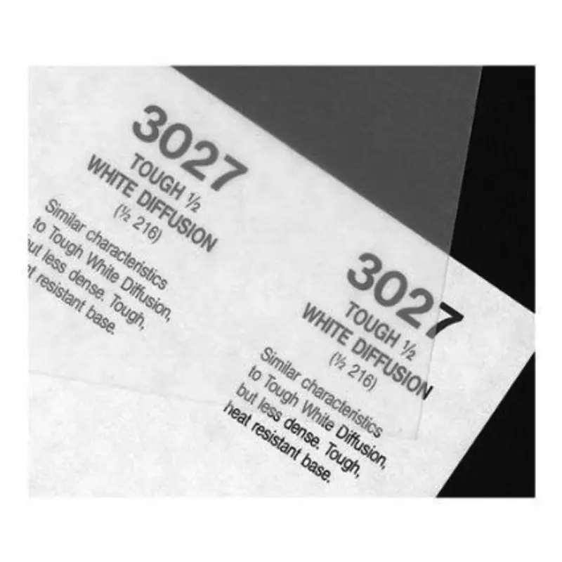 Rosco Cinegel #3027 Filter 20 x 24" Sheet (Tough 1/2 White Diffusion)