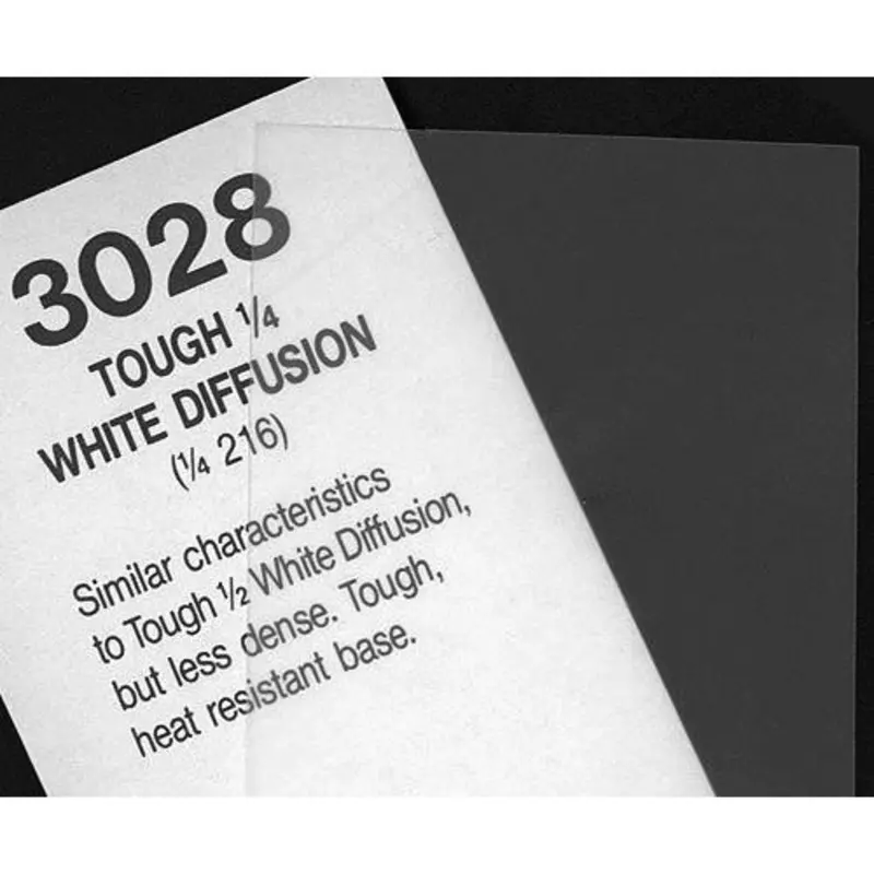 Rosco Cinegel #3028 Filter 20 x 24" Sheet (Tough 1/4 White Diffusion)
