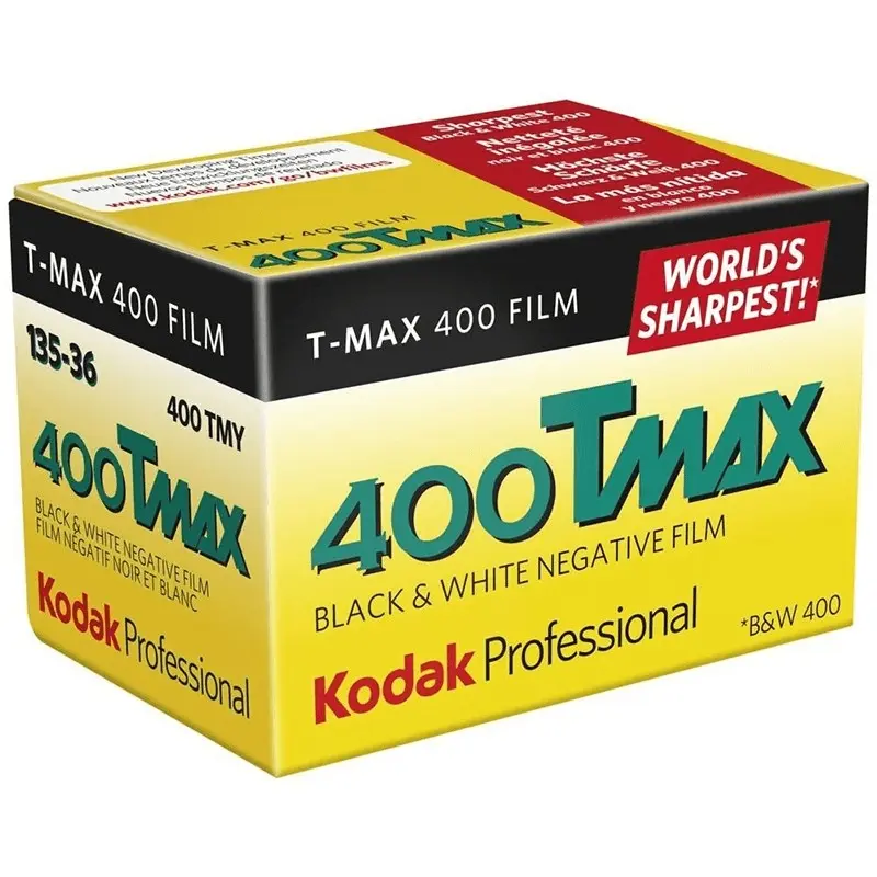 Kodak Professional T-Max 400 Black & White Negative Film (35mm Roll, 36 Exp)