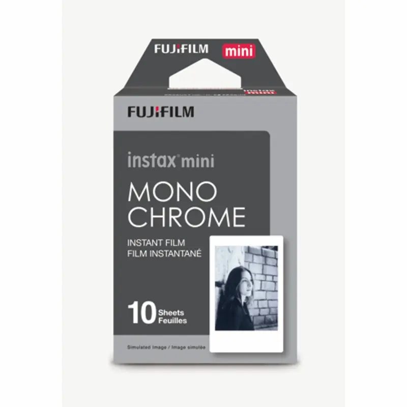 Fujifilm Instax Mini Monochrome Instant Film - ISO 800