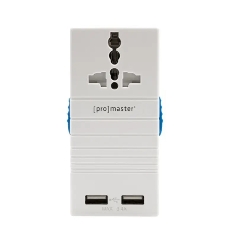Promaster Advanced Travel Adapter - AC & USB
