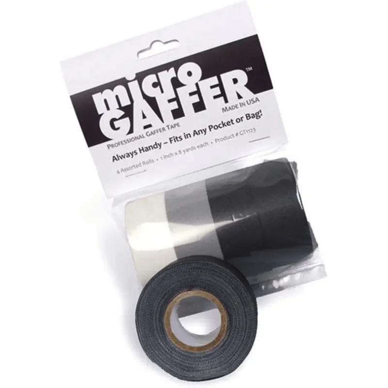 Visual Departures microGAFFER Tape 1" x 8 Yd (4 Pack)