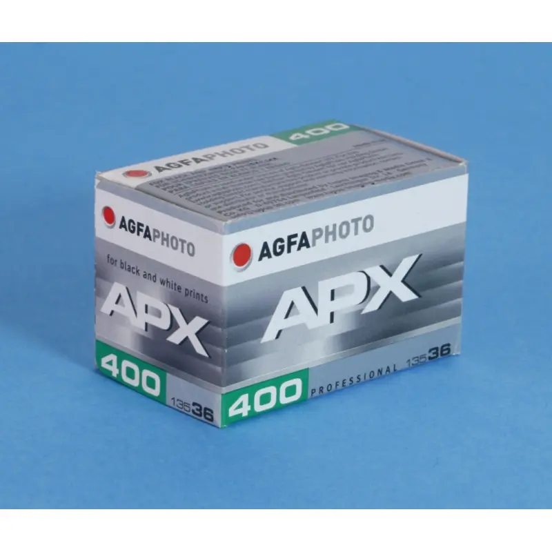 AgfaPhoto Agfapan APX 400 Black and White Negative Film (35mm Roll Film, 36 Exposures)