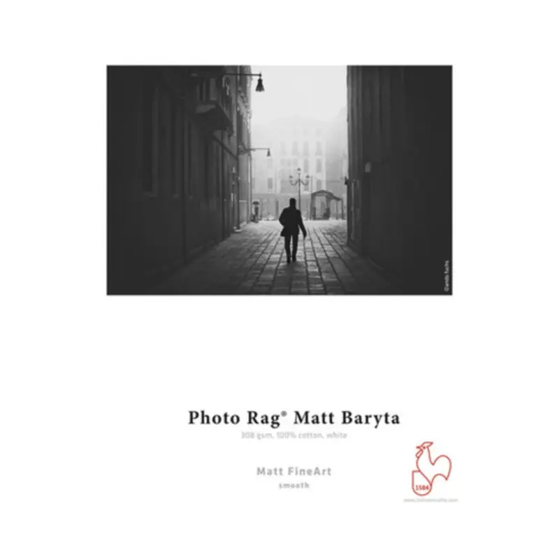 Hahnemuhle Photo Rag Matt Baryta Paper (8.5 x 11", 25 Sheets)