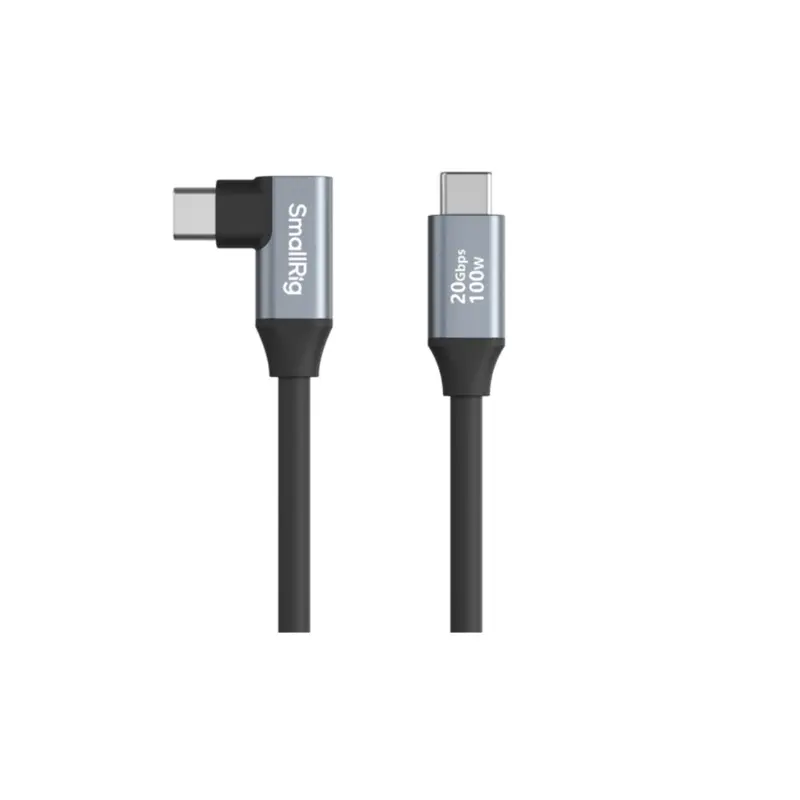 SmallRig USB-C (Straight) to USB-C (Angled) Data Cable (60cm / 23.6in)