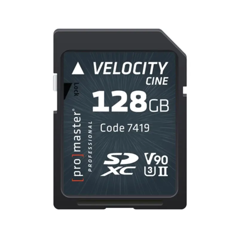 Promaster SDXC 128GB Velocity CINE