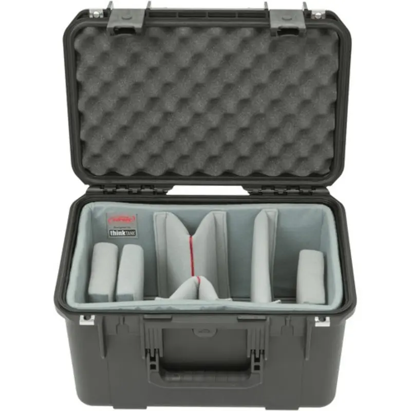 SKB iSeries 1610-10 Waterproof Case with Video Dividers and Lid Foam (Black)