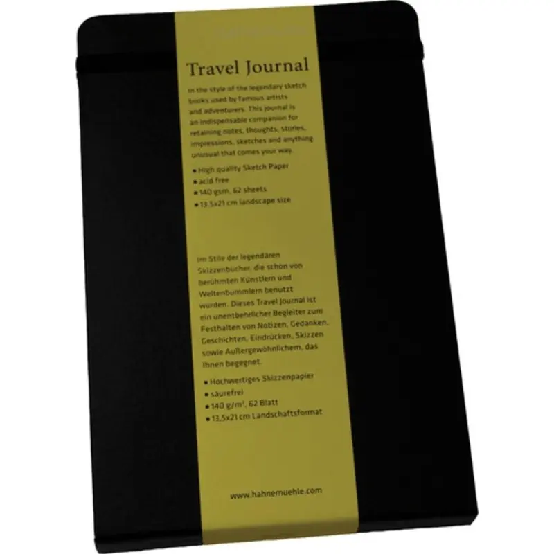 Hahnemhle Travel Journal (5.3 x 8.3" Landscape, 62 Sheets)