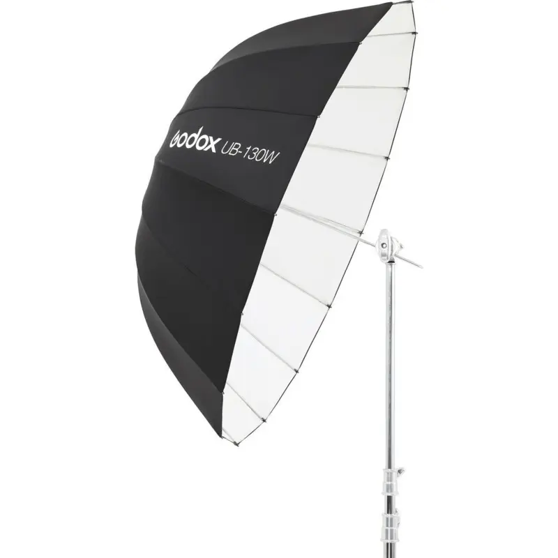 GODOX 51" (130CM) WHITE PARABOLIC UMBRELLA