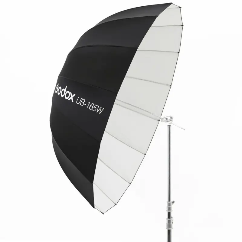 GODOX 65" (165CM) WHITE PARABOLIC UMBRELLA