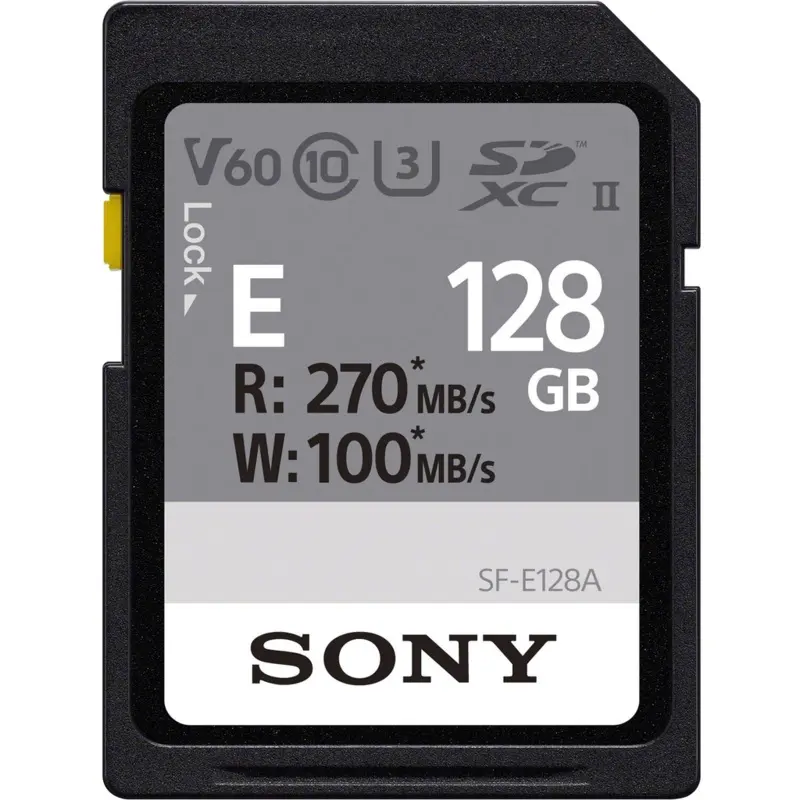 Sony 128 GB E Series UHS-II SDXC Memory Card