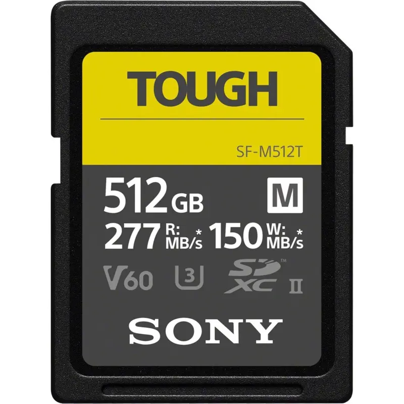 Sony 512 GB TOUGH M Series UHS-II SDXC Memory Card