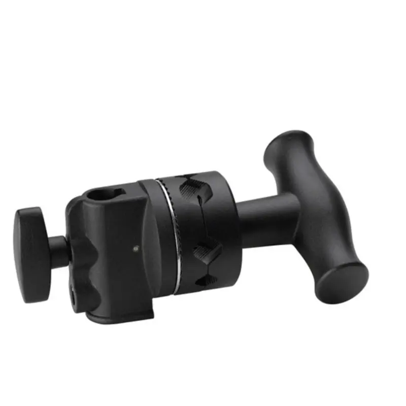Kupo 2-1/2" Grip Head With Big Handle (Black Powder-Coated Finish)
