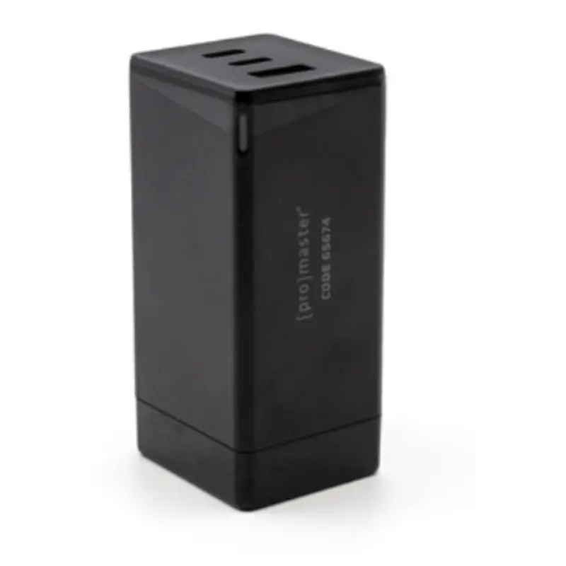 Promaster GaN USB Charger 3-Port 65 Watt