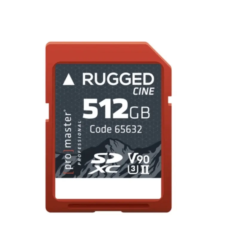 Promaster SDXC 512GB Rugged CINE UHS-II