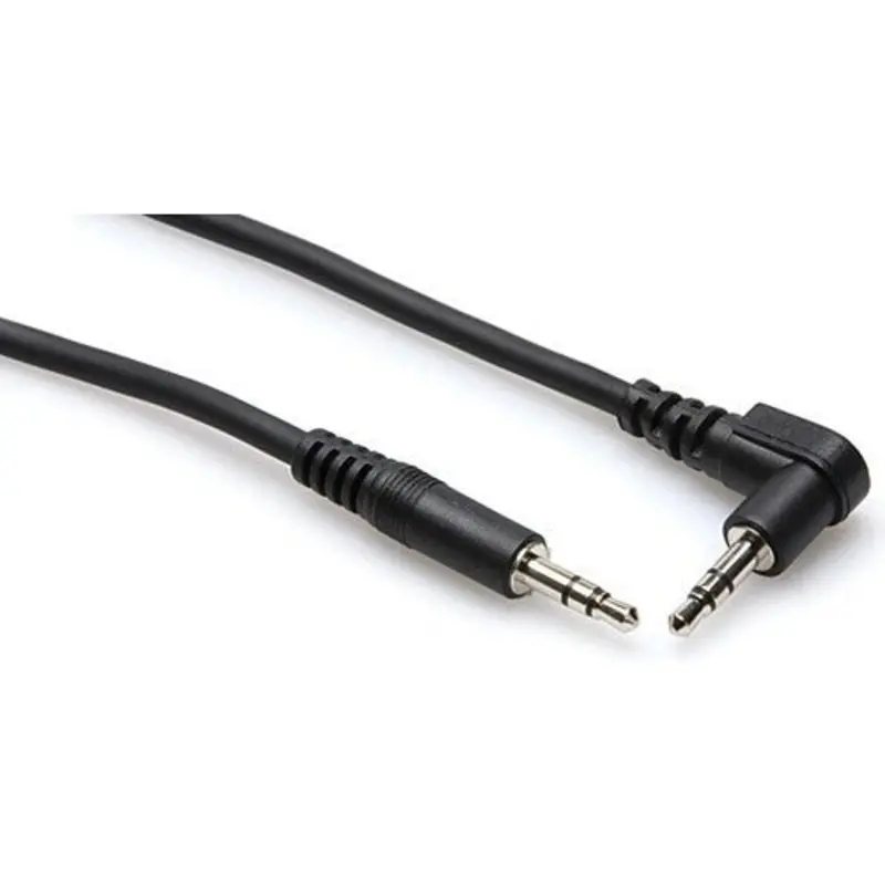 Hosa Technology Stereo Mini Male to Stereo Mini Angled Male Cable (10)