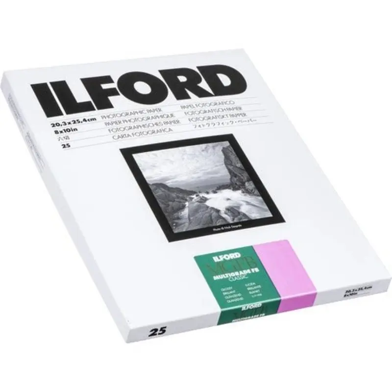 Ilford Multigrade FB Classic Paper (Glossy, 8x10, 25 Sheets)