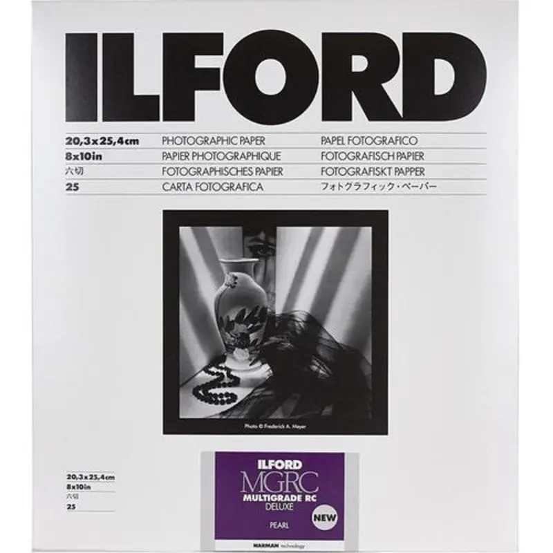 Ilford MULTIGRADE RC Deluxe Paper (Pearl, 8x10, 25 Sheets)